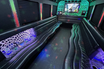 Pittsburgh Limo Bus Interior
