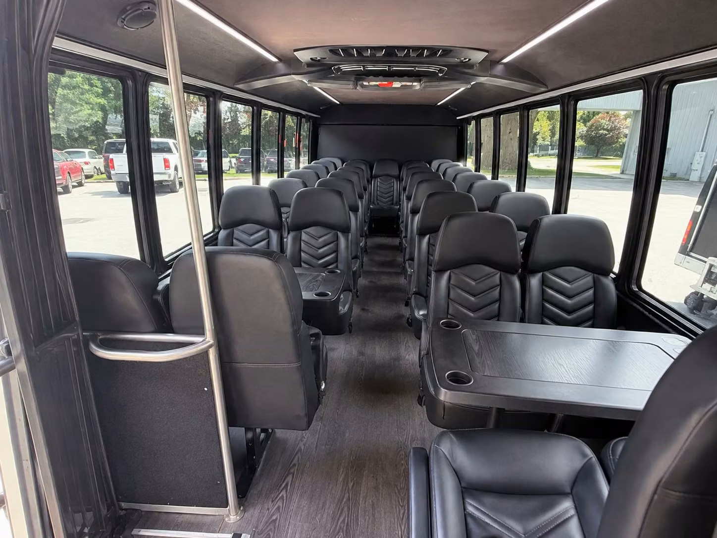 15 passenger minibus inside