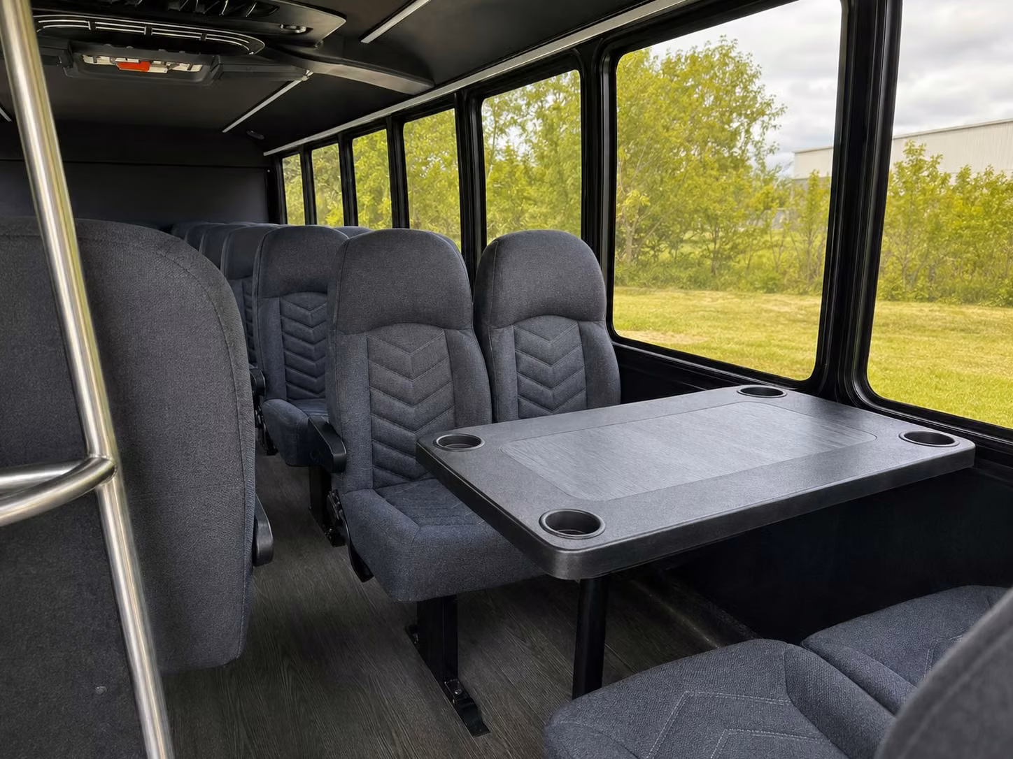 15 passenger minibus interior