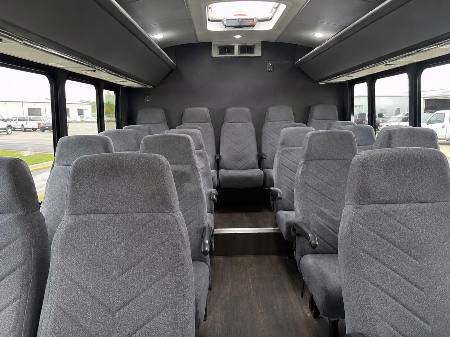 20 passenger minibus interior