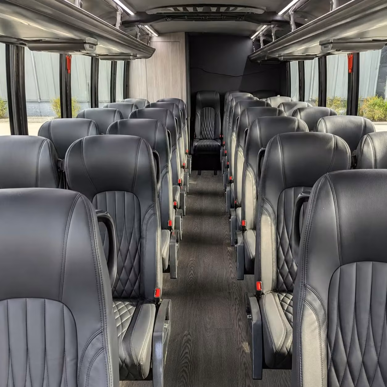 25 passenger minibus interior