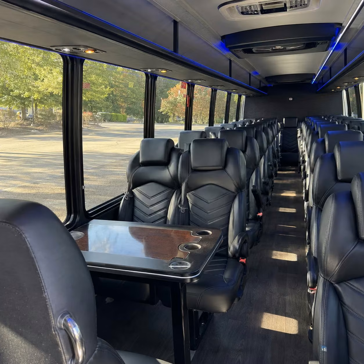 30 passenger minibus interior