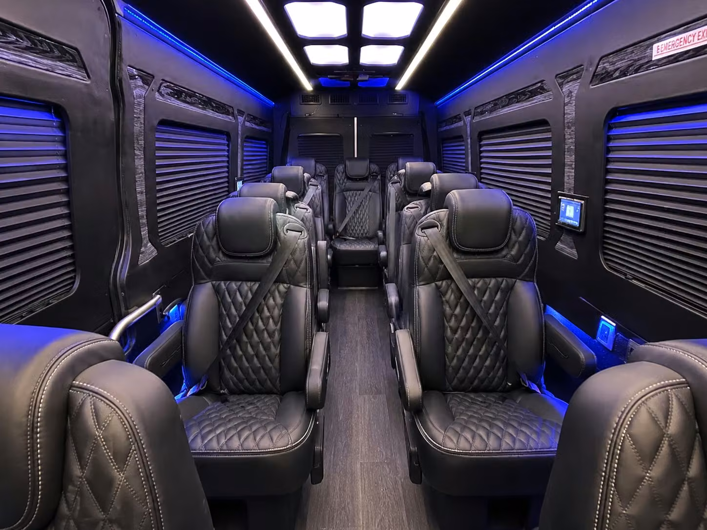 sprinter van with driver interior